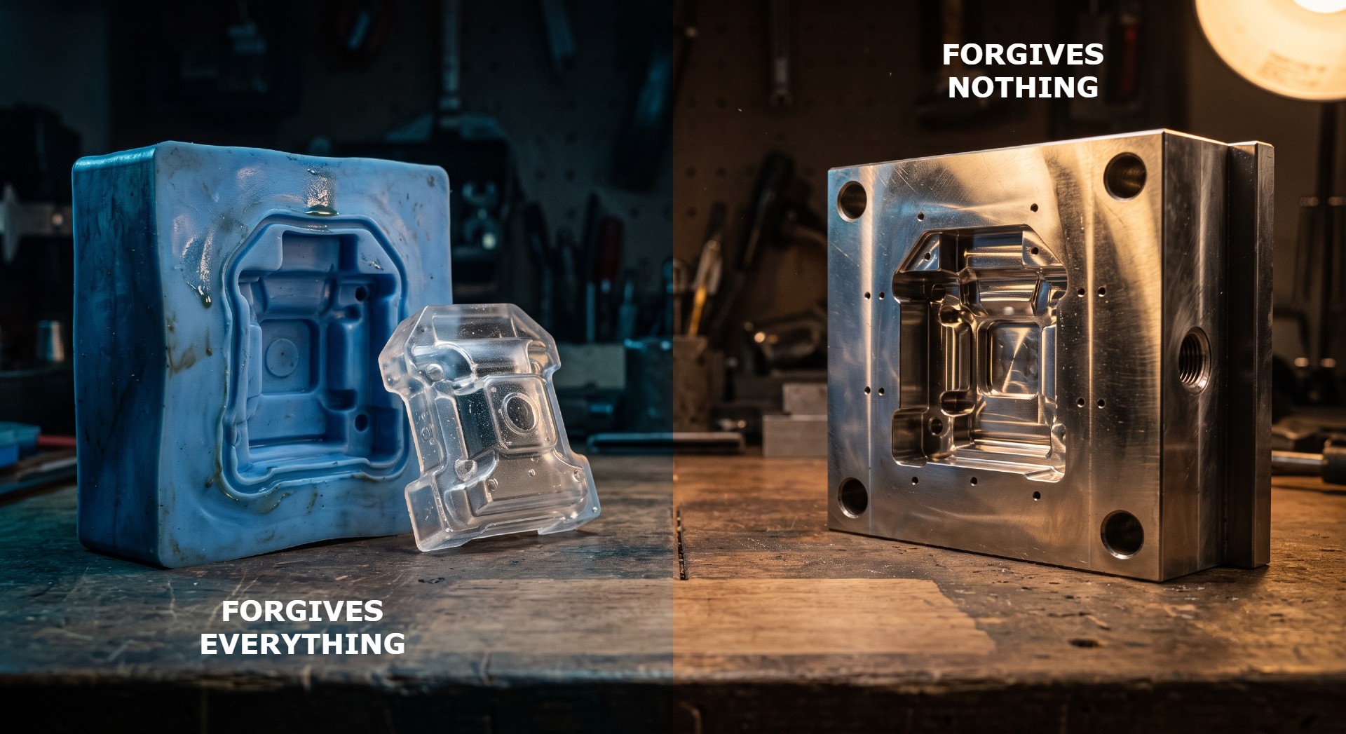 Validate in Vacuum Casting, Design for Injection