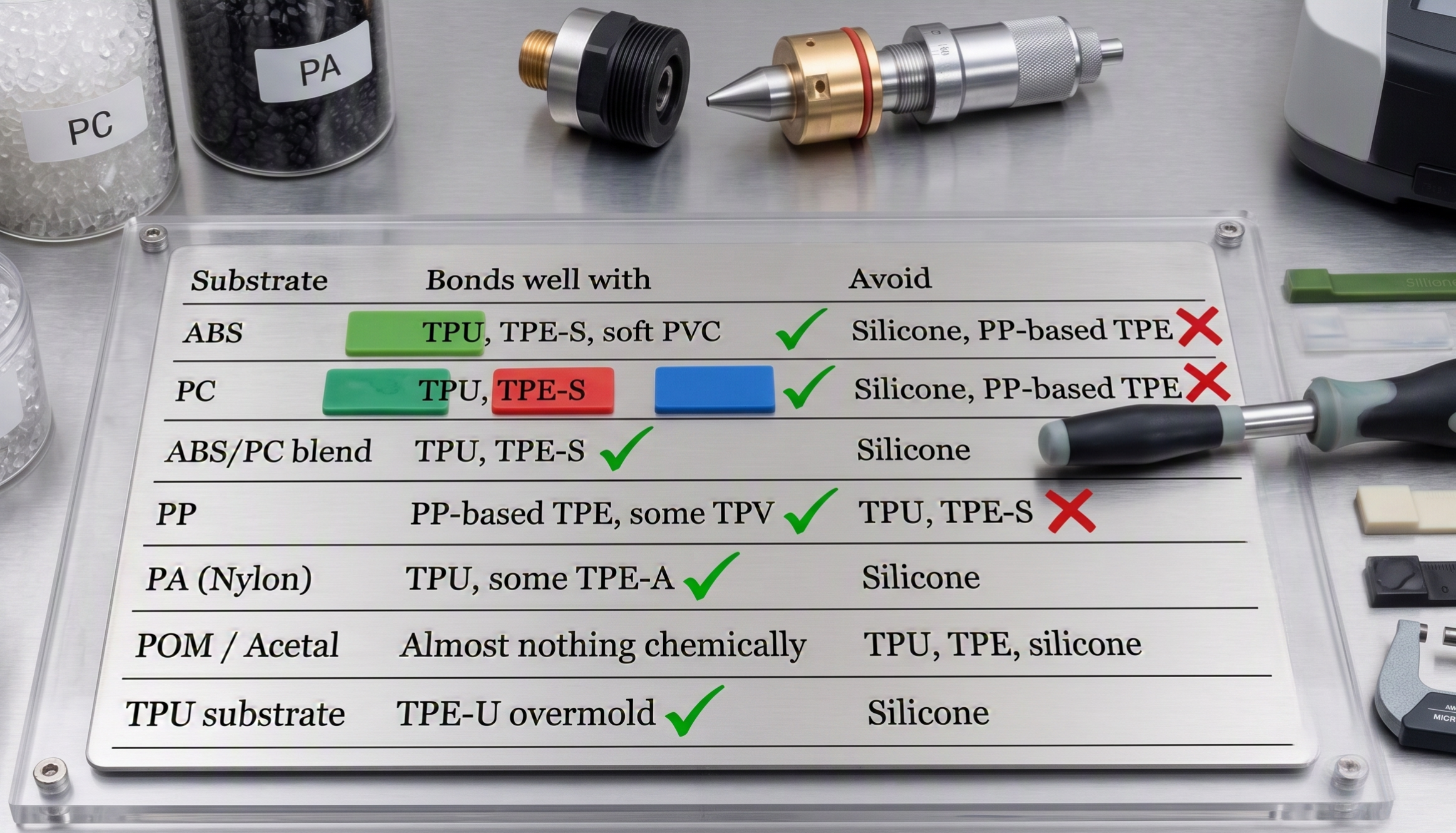 Material Compatibility Table